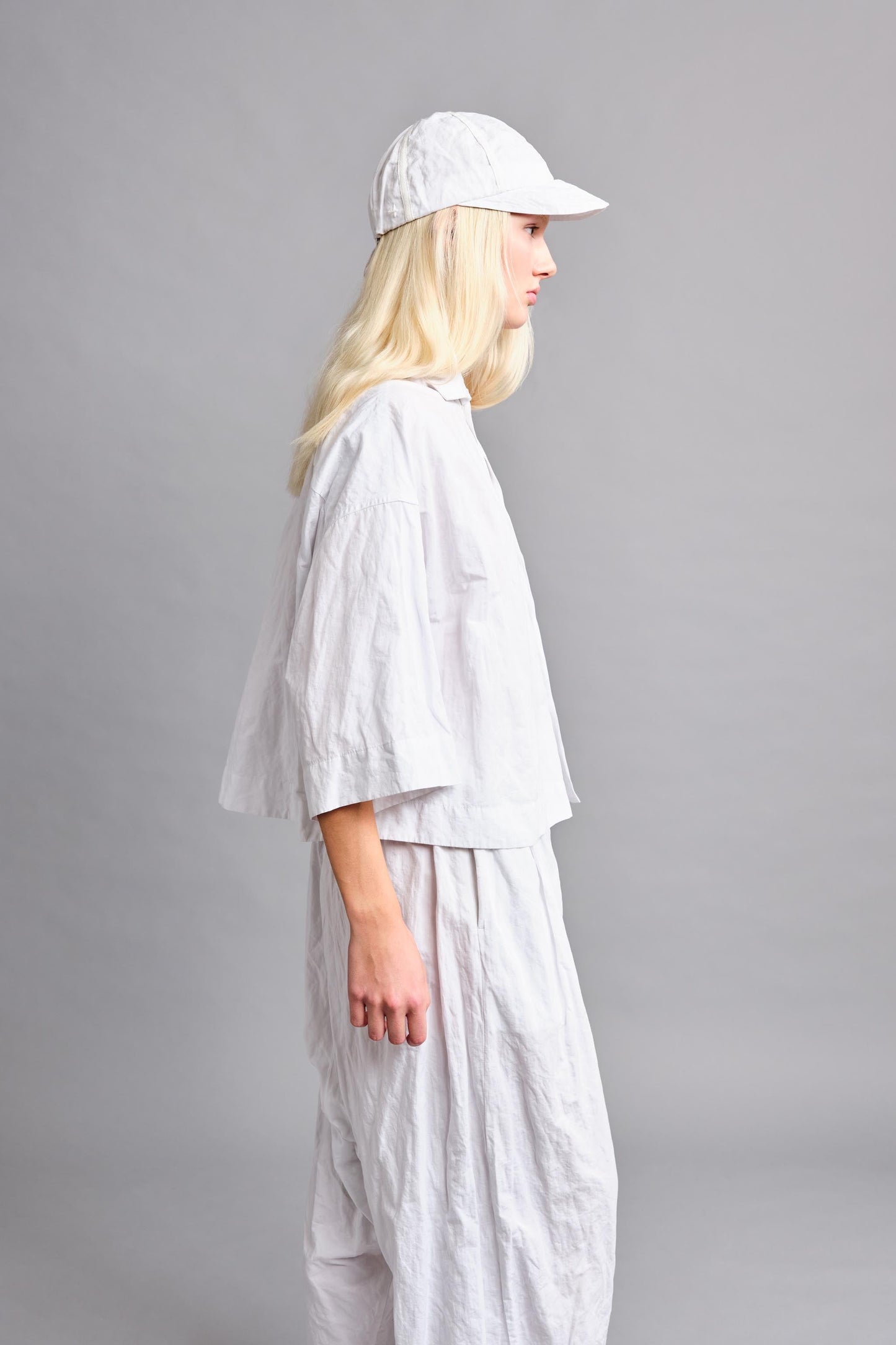 THE CAMPER SHIRT / CRUMPLED COTTON CHALK