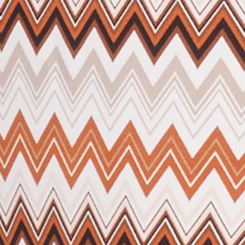 Plus Size Chevron Print Rope Strap Maxi Dress