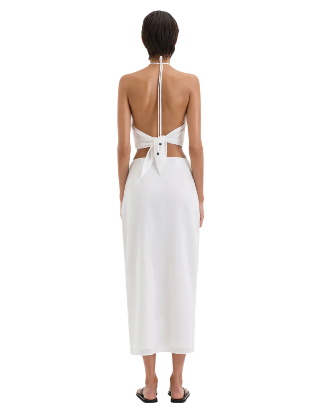 Azura Midi Skirt in Ivory