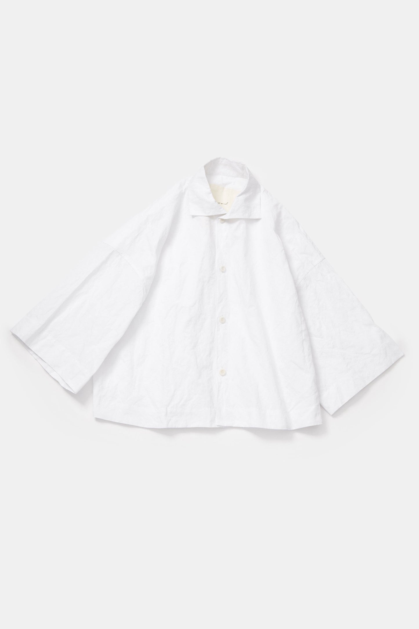 THE CAMPER SHIRT / CRUMPLED COTTON CHALK