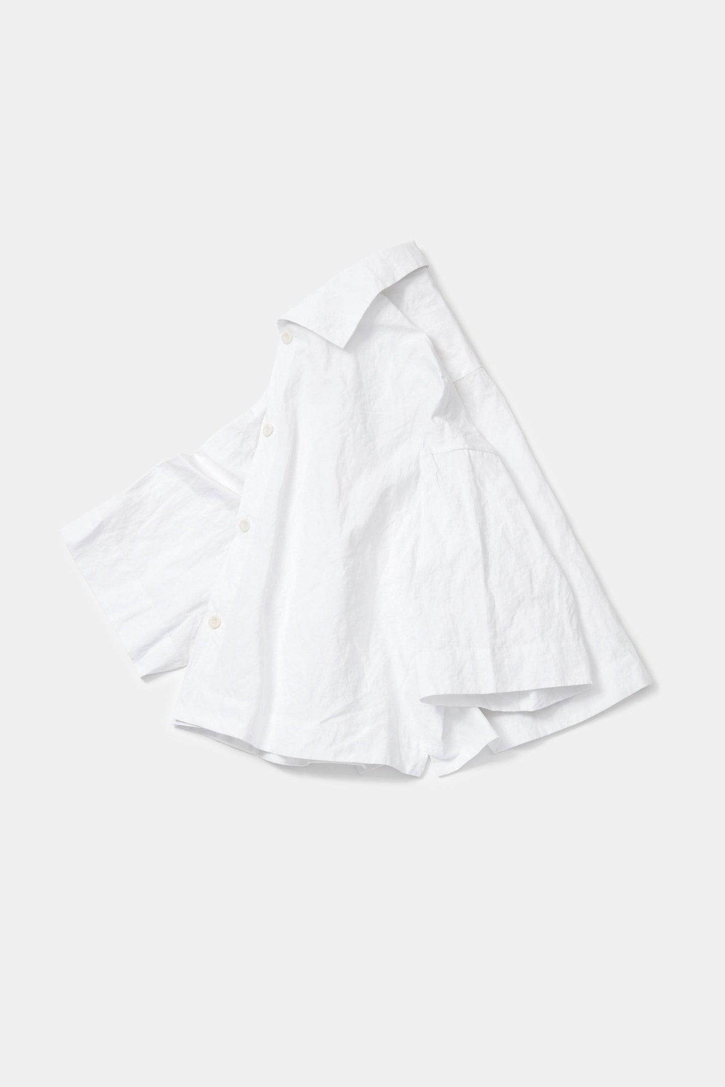 THE CAMPER SHIRT / CRUMPLED COTTON CHALK