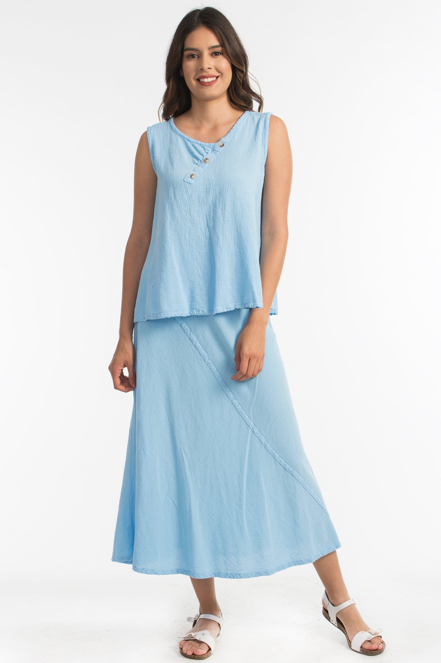 Ally - Your Go To resort style Skirt 100% Cotton Gauze